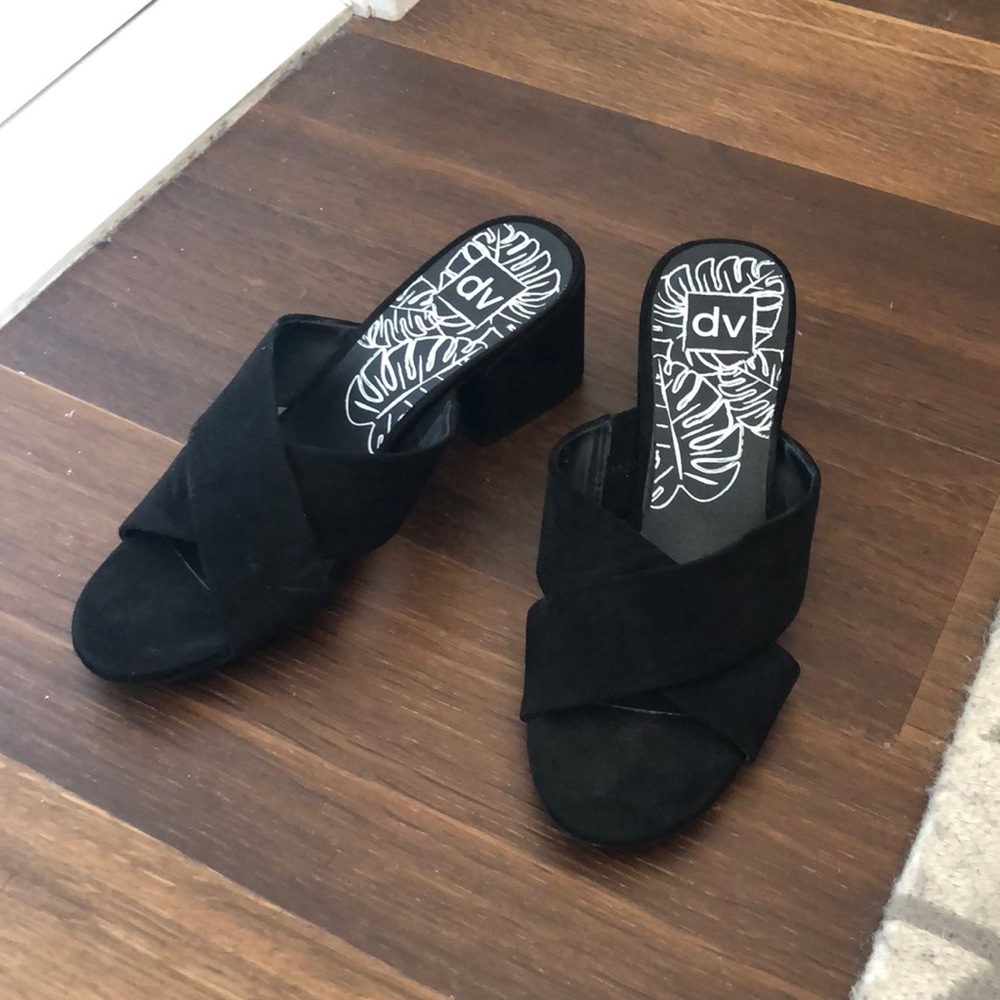DV by Dolce Vita Black mule sandals 9 NWOT